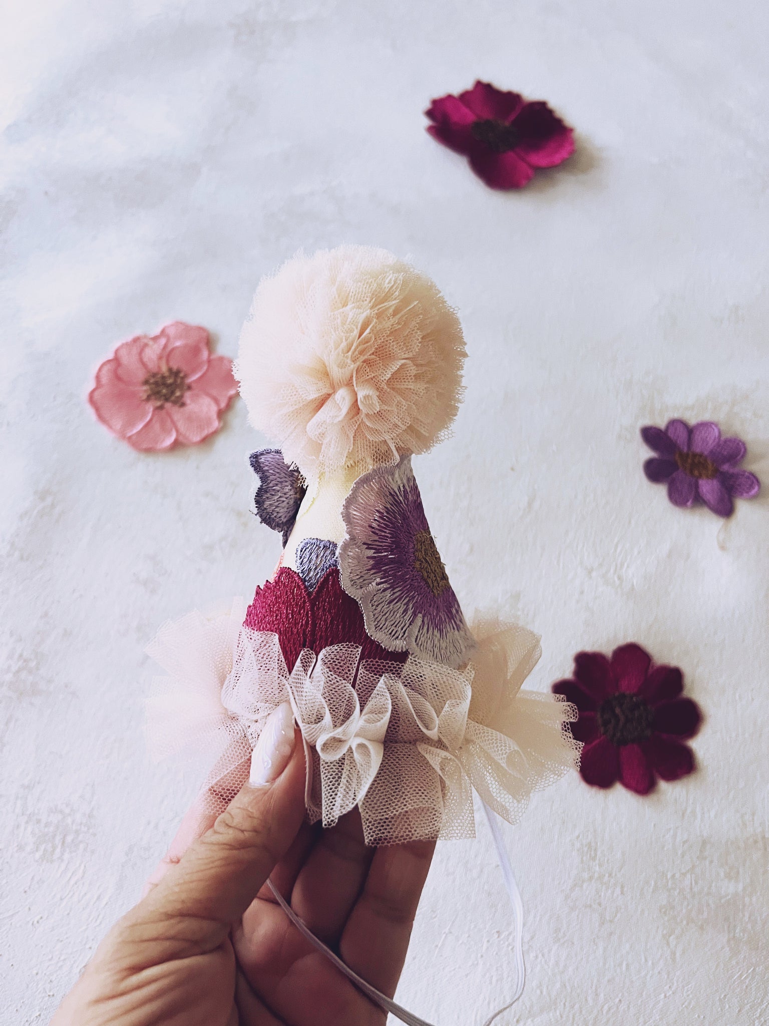 Wildflower Floral Party Hat