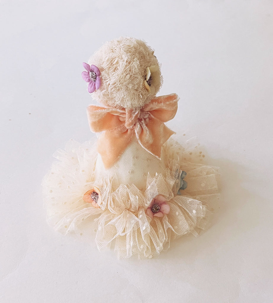 Floral Tulle Party Hat-Multi