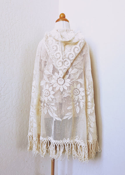 Vintage Lace Cape — My Darling Emma