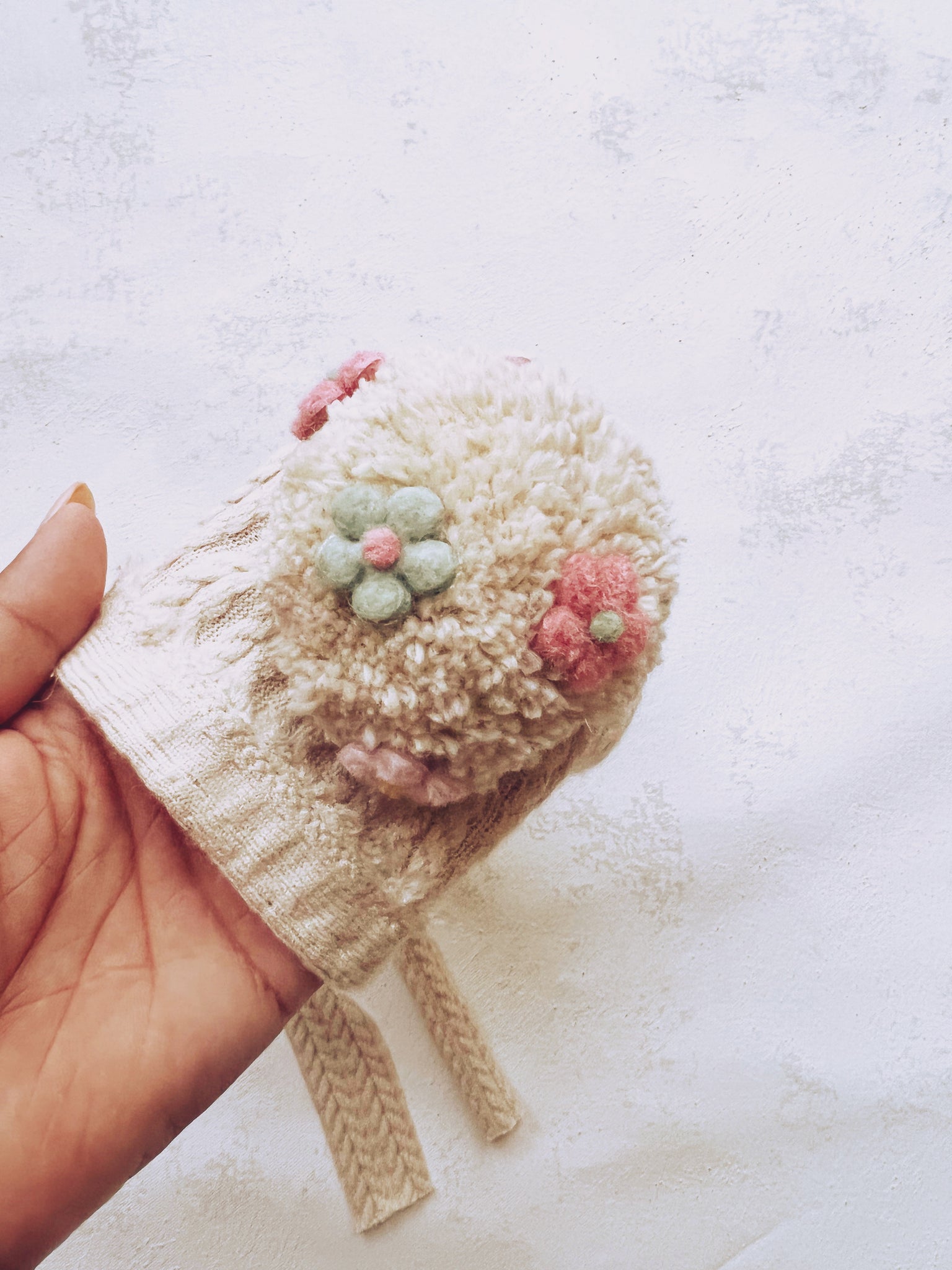 Flower Child Pom Bonnet