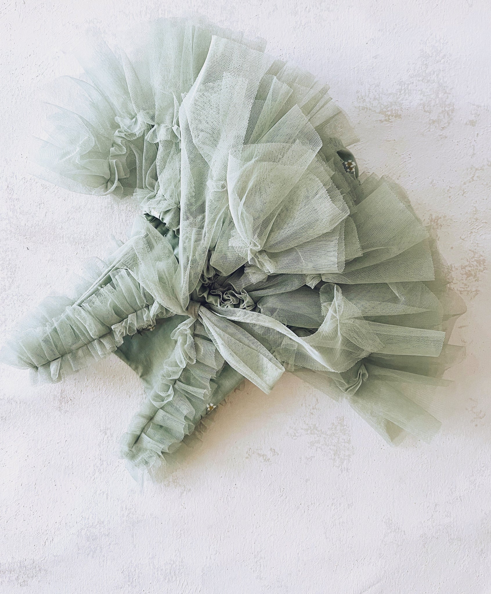 Sage Ruffle Dress