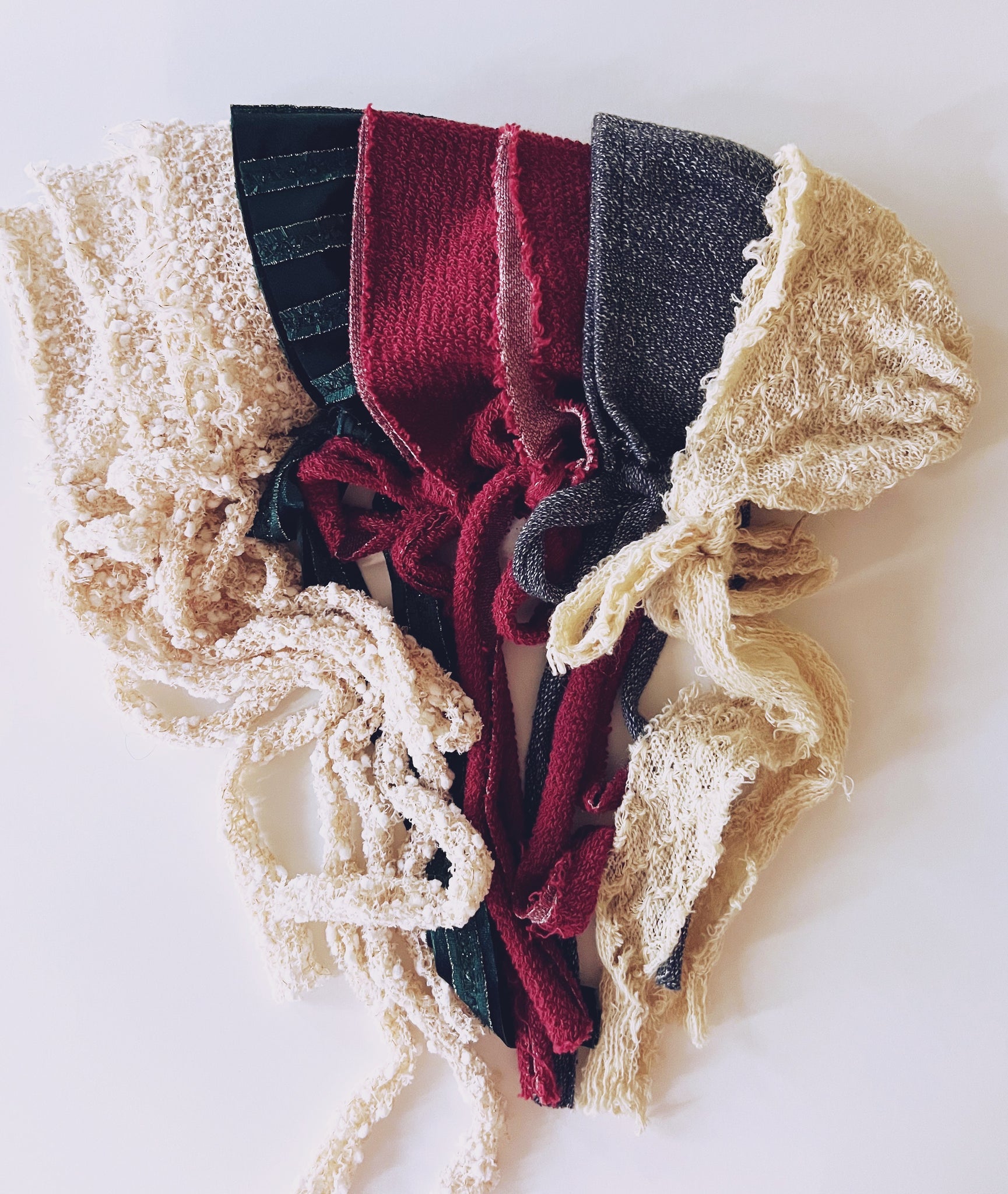 Cranberry Knit Bonnet