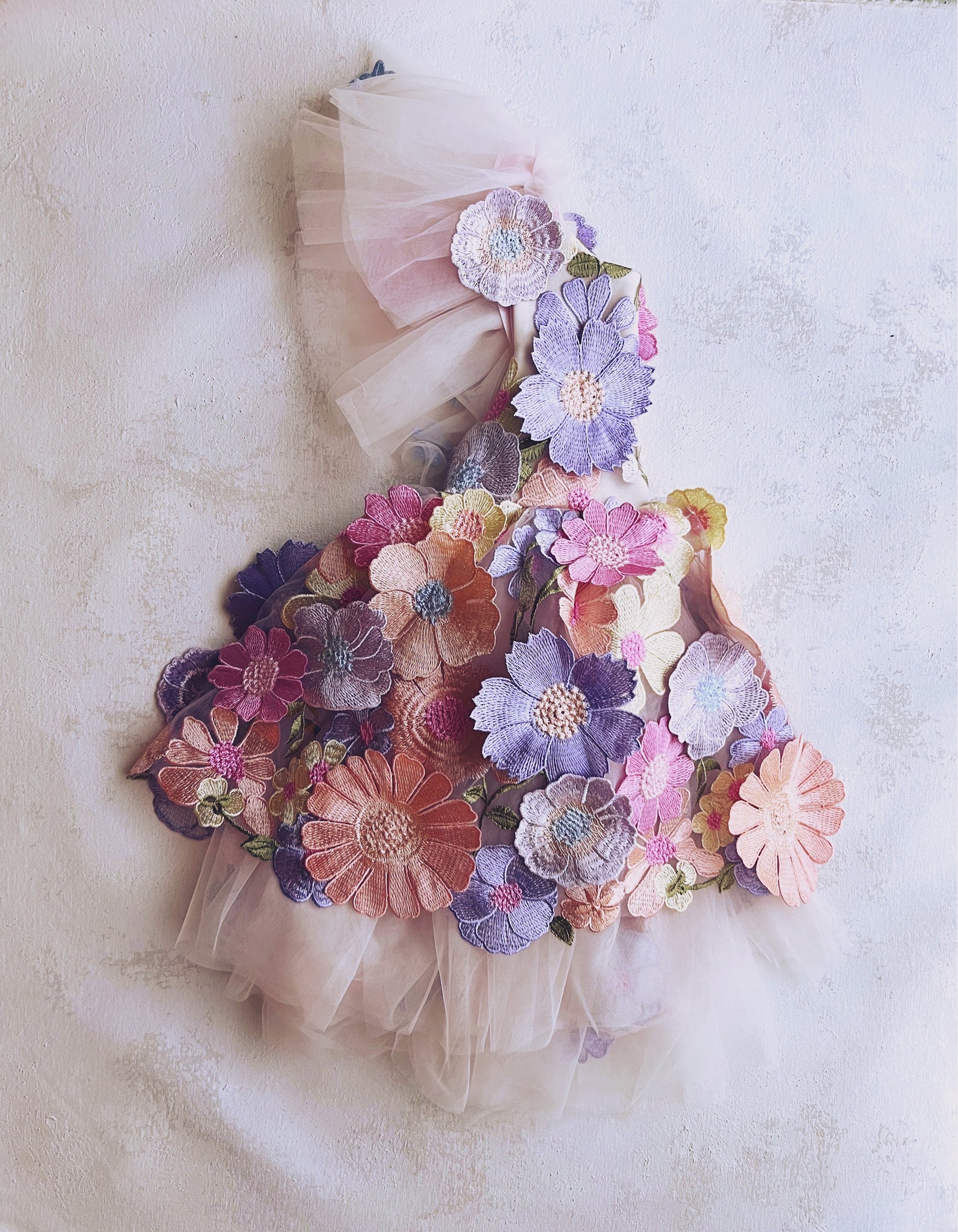 Pastel Bouquet Floral Dress