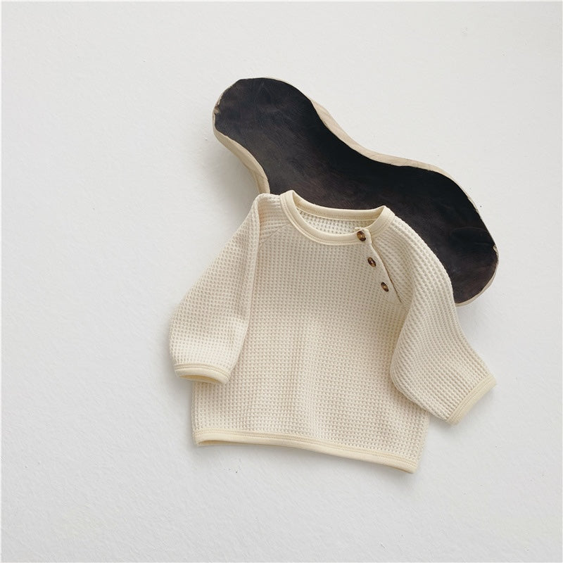 Cream Thermal Pullover