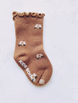Terracotta Floral Socks