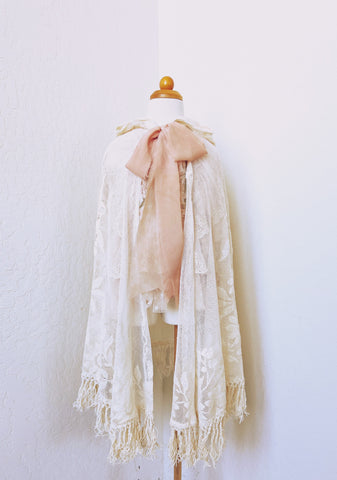 Vintage Lace Cape